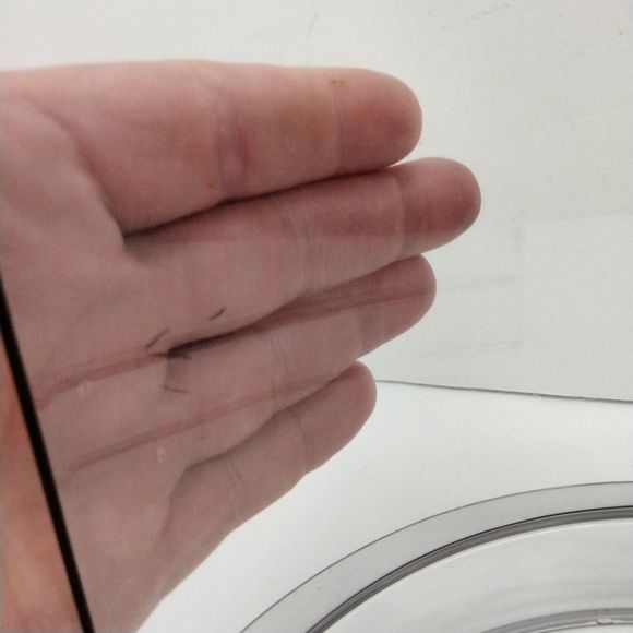 Sunbeam Carousel Rotisserie ER-100 4780 Parts Front Cover Splash Plastic 11" - Picture 7 of 8